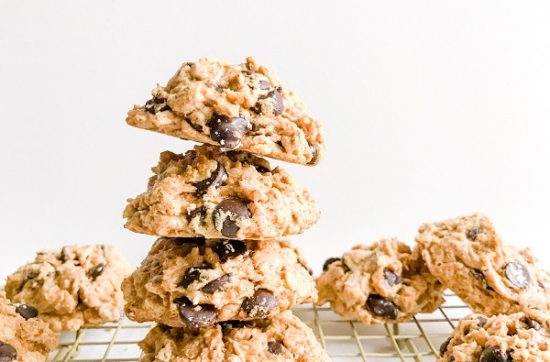 Chewy Vegan Almond Butter Chocolate Chip Cookies | Living Well With Nic