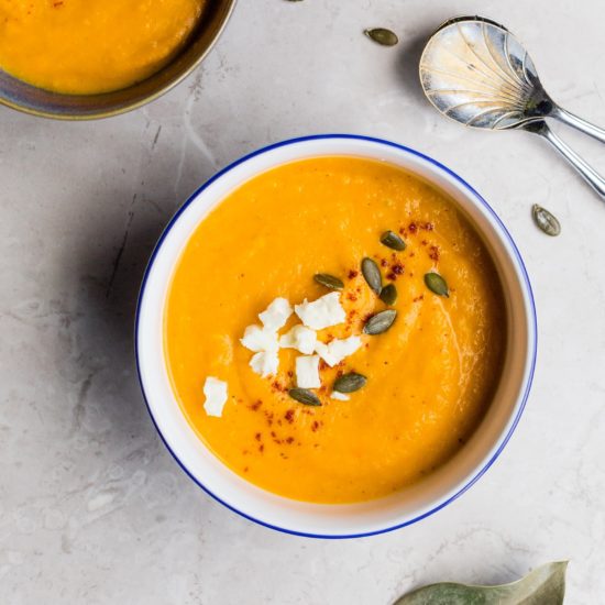 Creamy Thai Butternut Squash Soup | Living Well With Nic