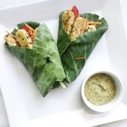 Veggie and Hummus Wrap | Living Well With Nic