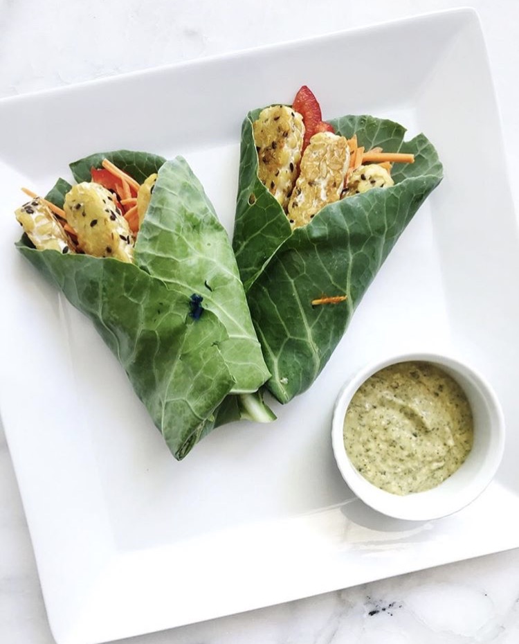 Veggie and Hummus Wrap | Living Well With Nic