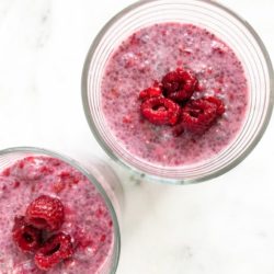 Raspbery Chia Seed Pudding | Living Well With Nic