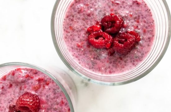 Raspbery Chia Seed Pudding | Living Well With Nic