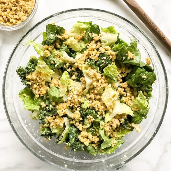 Vegan Caesar Salad | Living Well With Nic