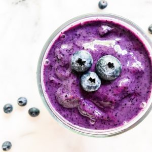 Creamy Blueberry Smoothie | Living Well With Nic