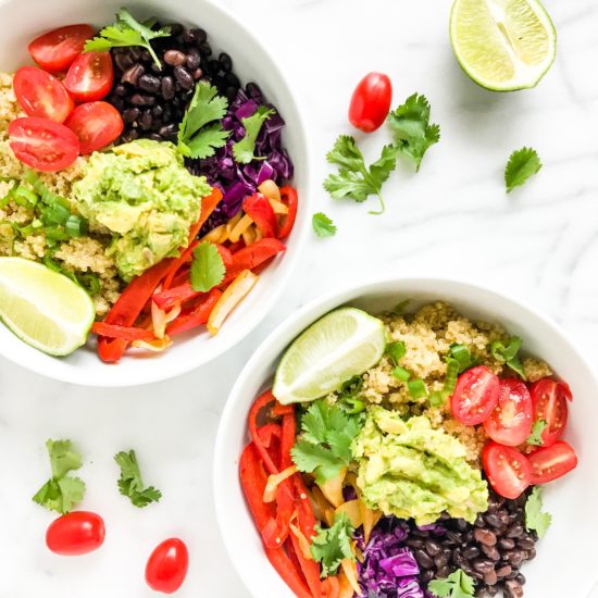 Mexican Burrito Bowls | Living Well with Nic
