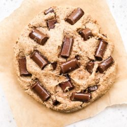 Single Serve Chocolate Chip Cookie | Living Well With Nic