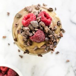 Raspberry Cacao Maca Smoothie | Living Well With Nic