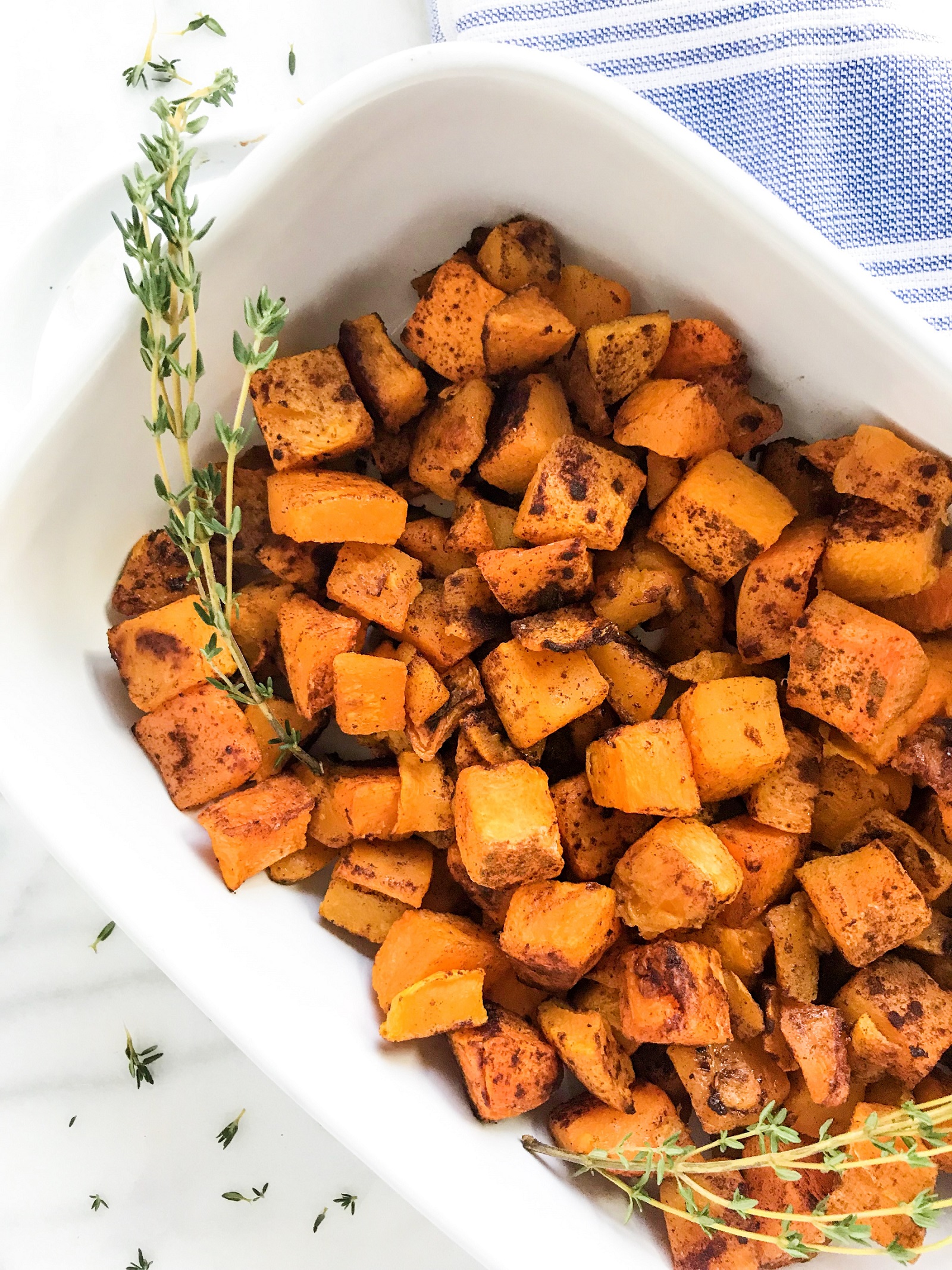 Roasted Cinnamon Butternut Squash - Living Well With Nic