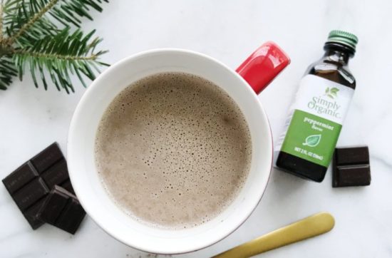 Healthy Dairy-Free Peppermint Hot Chocolate | Living Well With Nic