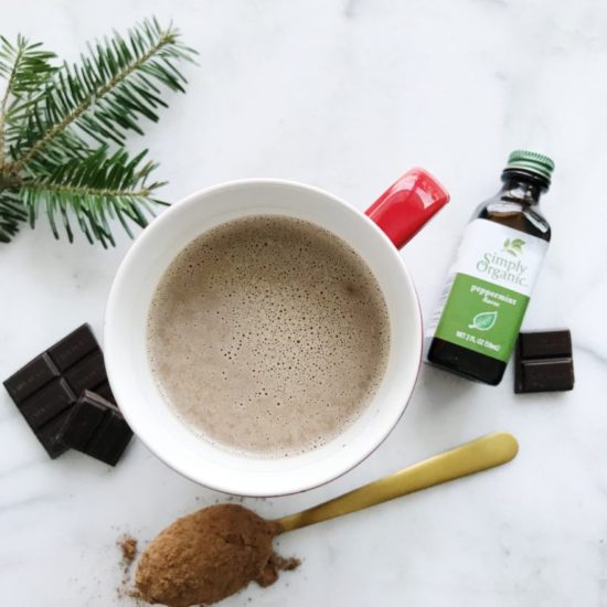 Healthy Dairy-Free Peppermint Hot Chocolate | Living Well With Nic