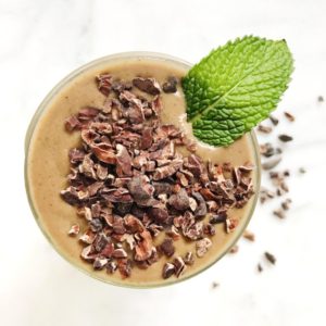 Creamy Mint Chocolate Smoothie | Living Well With Nic