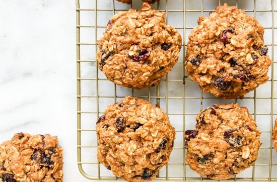 Vegan Oatmeal Cranberry Cookies | Living Well With Nic