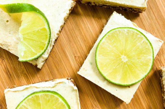 Raw Vegan Lime Cheesecake Bars | Living Well With Nic