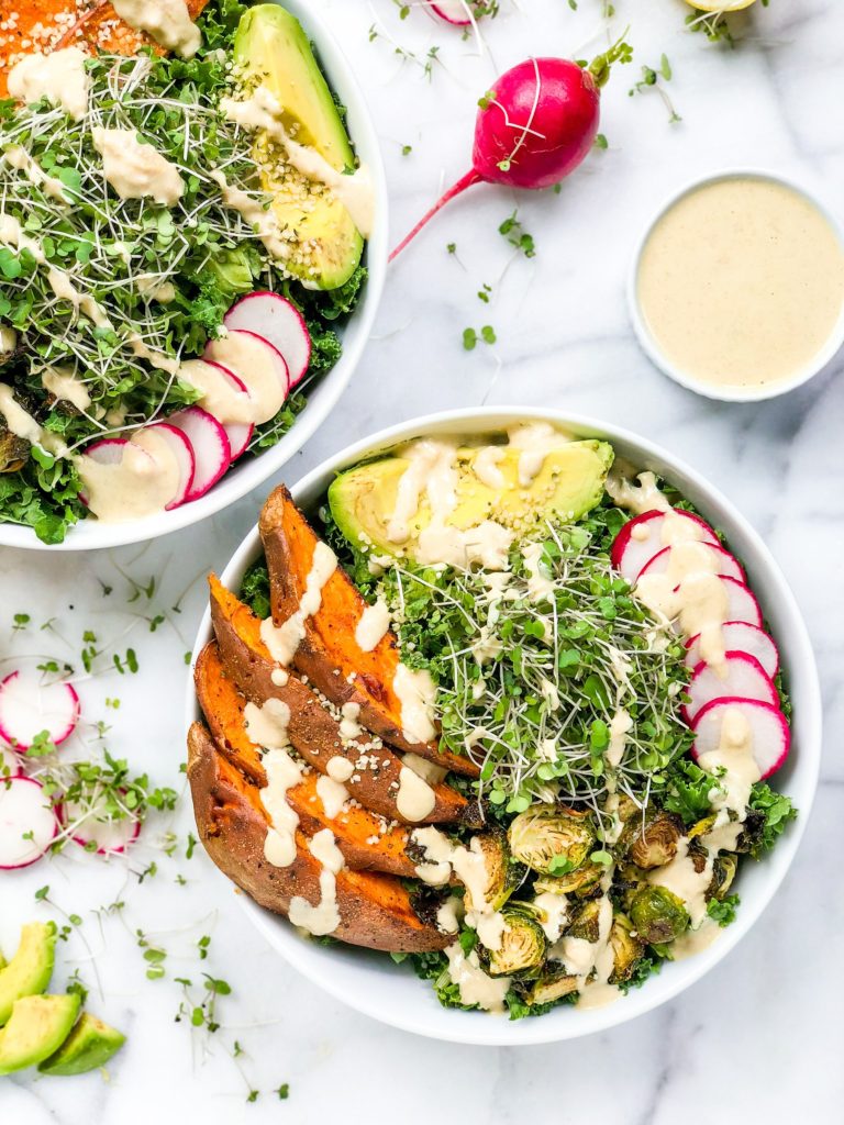 Sweet Potato Tahini Bowls