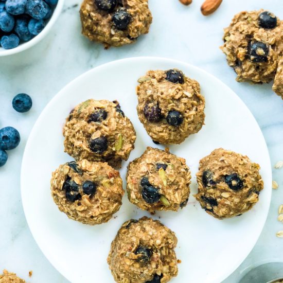 Vegan Blueberry Breakfast Cookies | Living Well With Nic