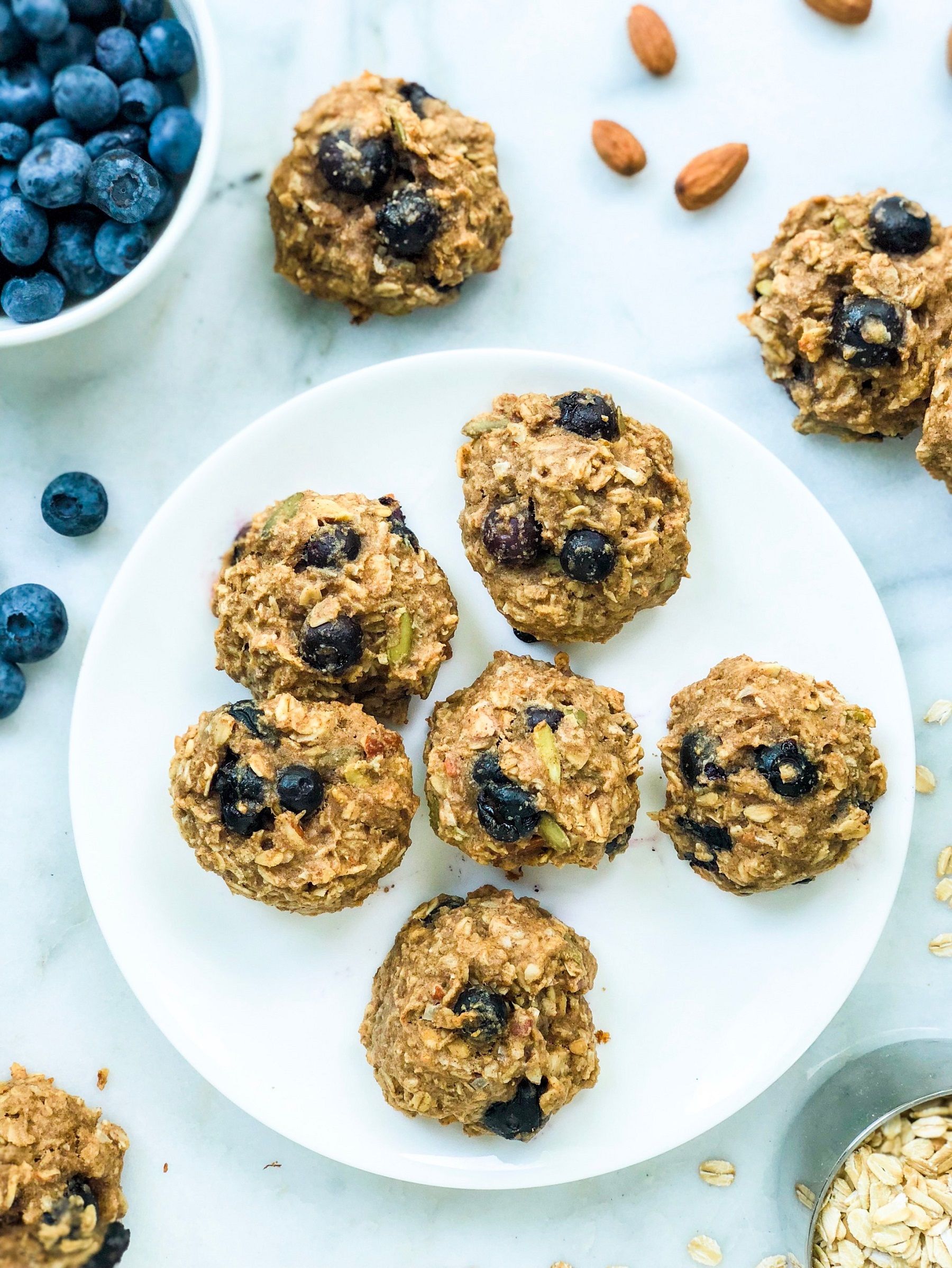 Vegan Blueberry Breakfast Cookies | Living Well With Nic