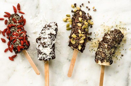 Chocolate Covered Banana Superfood Pops | Living Well With Nic