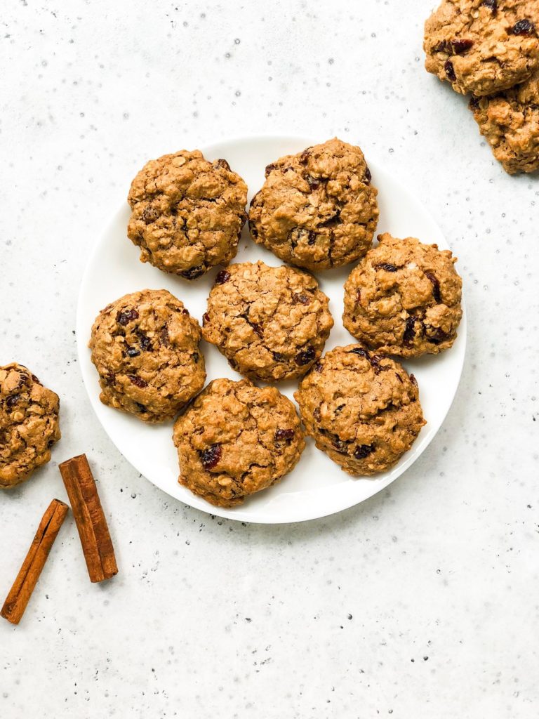 Soft Gluten-Free Vegan Oatmeal Raisin Cookies | Living Well With Nic