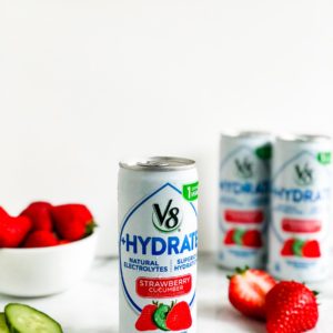 V8 + HYDRATE: A NEW SPIN ON STAYING HYDRATED | Living Well With Nic