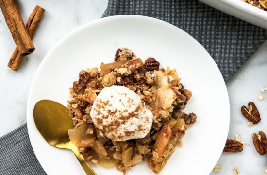 Healthy Apple Crisp | Living Well With Nic