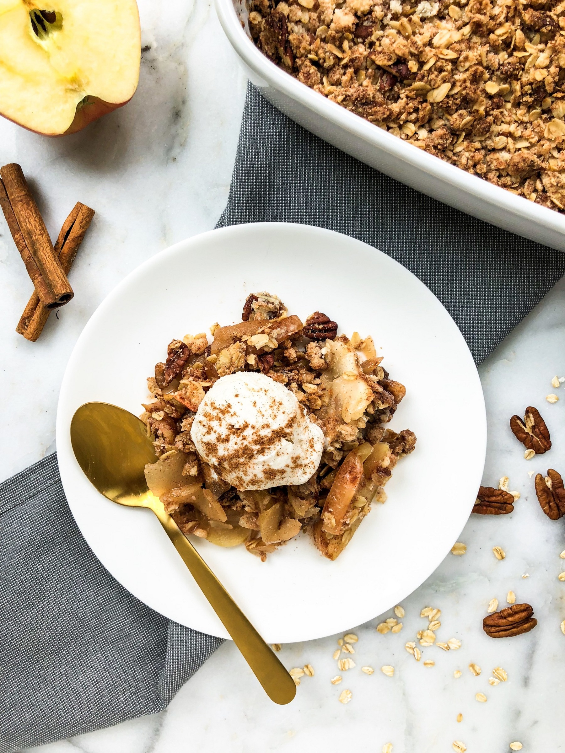 Healthy Apple Crisp | Living Well With Nic