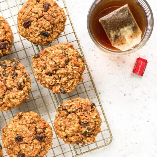 muffins with tea