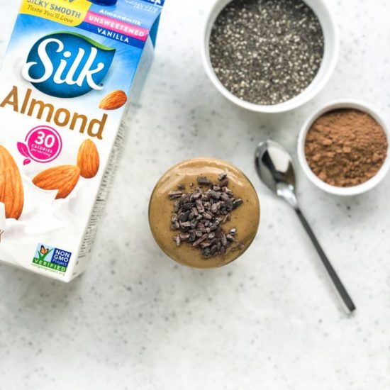 silk almond milk smoothie