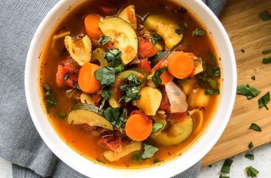 Muir Glen Vegan Minestrone Soup | Living Well With Nic