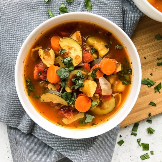 Muir Glen Vegan Minestrone Soup | Living Well With Nic