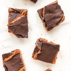 Vegan Twix Bars | Living Well With Nic