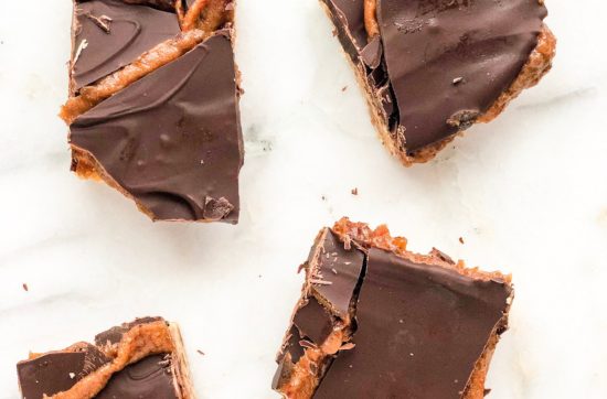 Vegan Twix Bars | Living Well With Nic