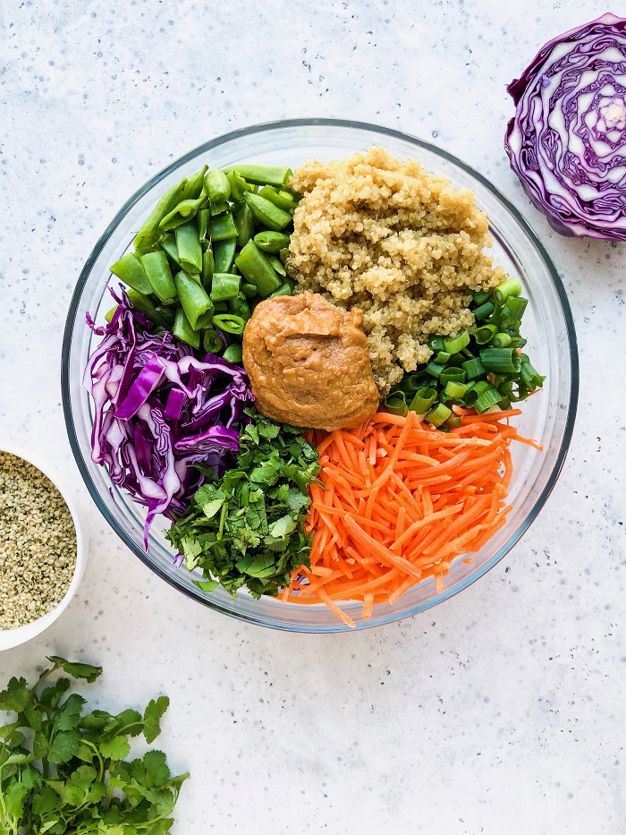 Thai Peanut Quinoa Salad | Living Well With Nic
