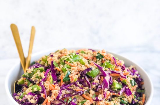 Thai Peanut Quinoa Salad | Living Well With Nic