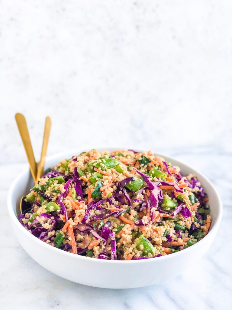 Thai Peanut Quinoa Salad | Living Well With Nic