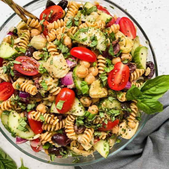 Mediterranean Pasta Salad | Living Well With Nic