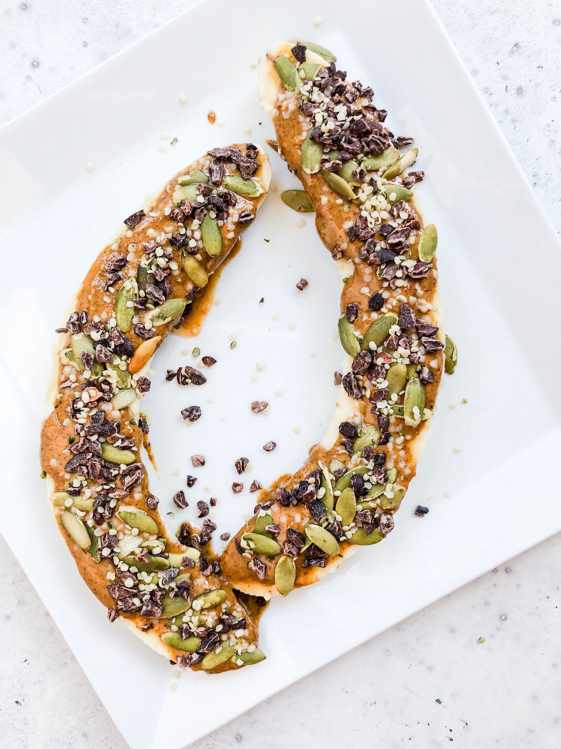Healthy Peanut Butter Banana Split | Living Well With Nic
