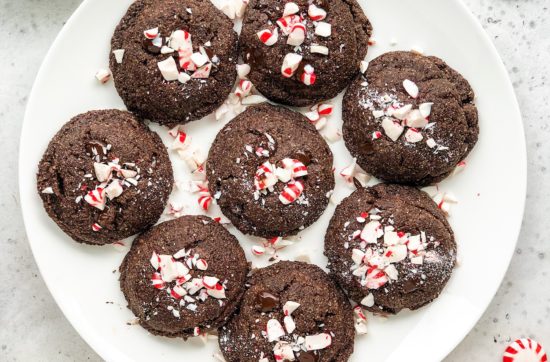 Vegan Double Chocolate Peppermint Cookies | Living Well With Nic