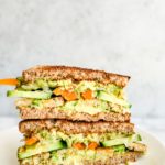 Vegan Tempeh Veggie Avocado Sandwich | Living Well With Nic