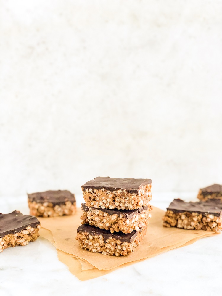 Almond Butter Crunch Bars | Living Well With Nic