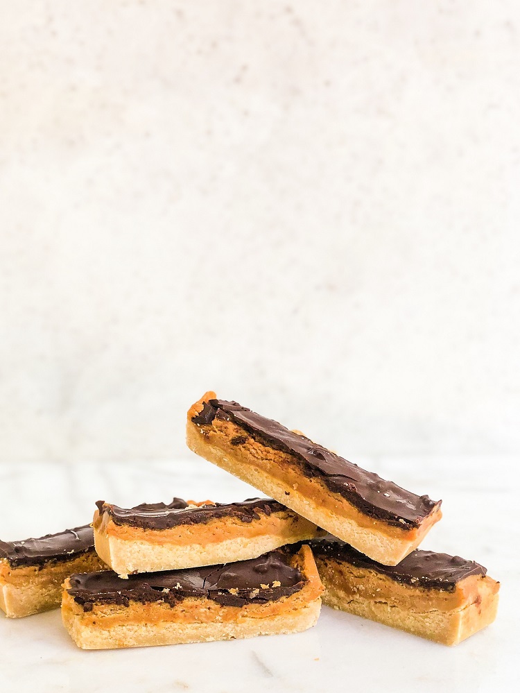 Almond Butter Twix Bars | Living Well With Nic