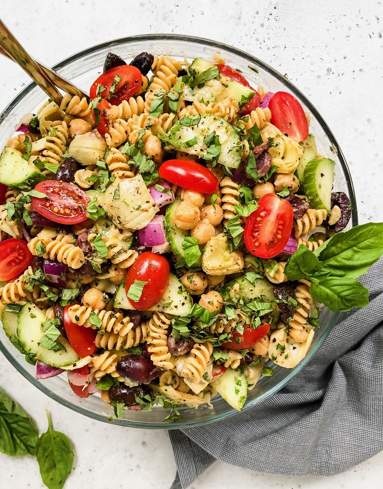 Mediterranean Pasta Salad | Living Well With Nic