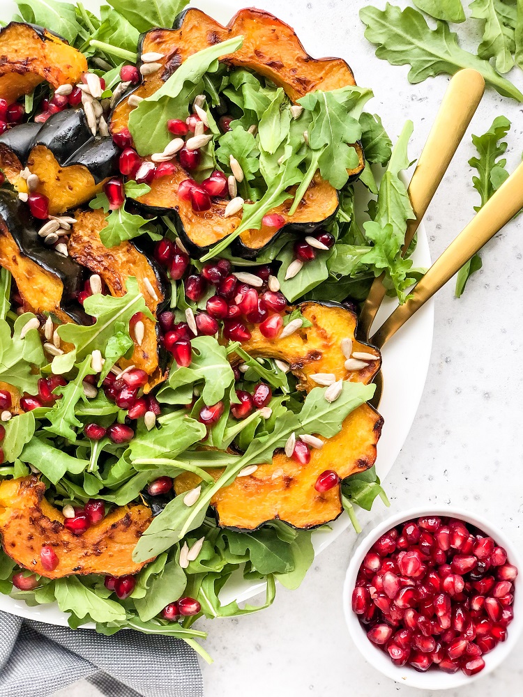 Roasted Acorn Squash Salad | Living Well With Nic