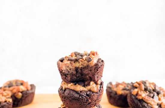 Vegan Turtle Brownies | Living Well With Nic