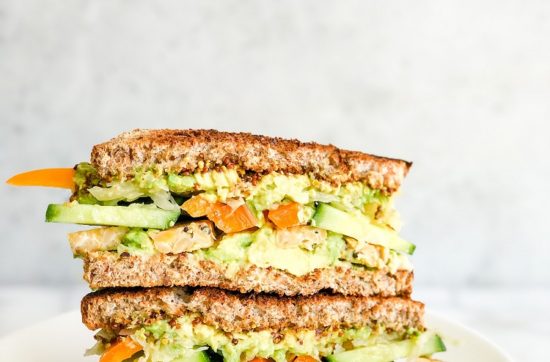 Vegan Veggie Tempeh Avocado Sandwich | Living Well With Nic