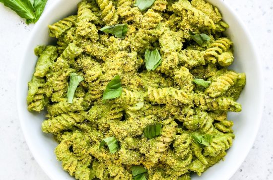 Creamy Vegan Pesto Pasta | Living Well With Nic