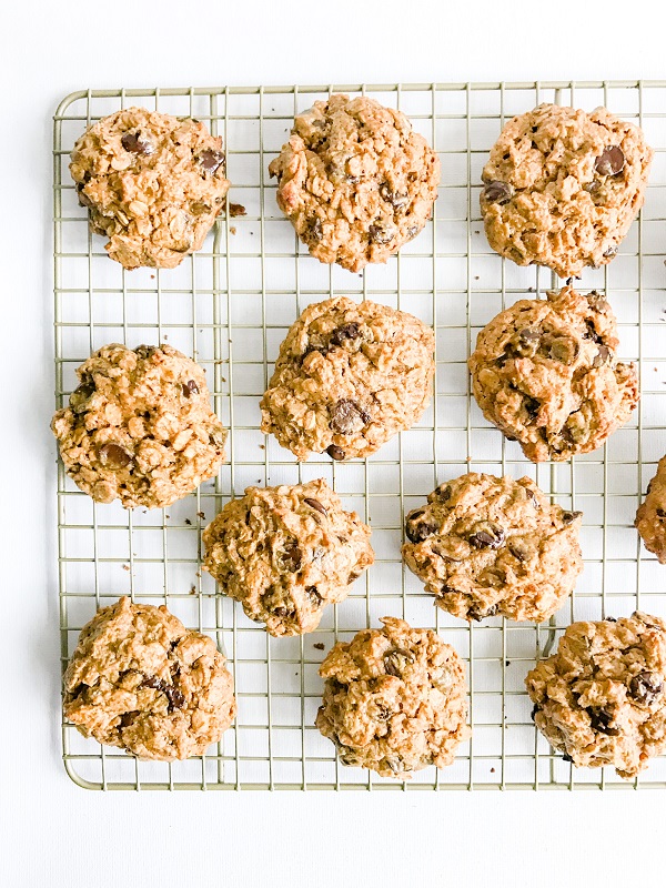 Chewy-Almond-Butter-Chocolate-Chip-Cookies | Living Well With Nic