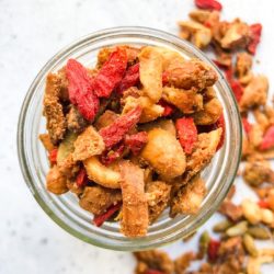 Grain-Free Almond Butter Protein Granola | Living Well With Nic