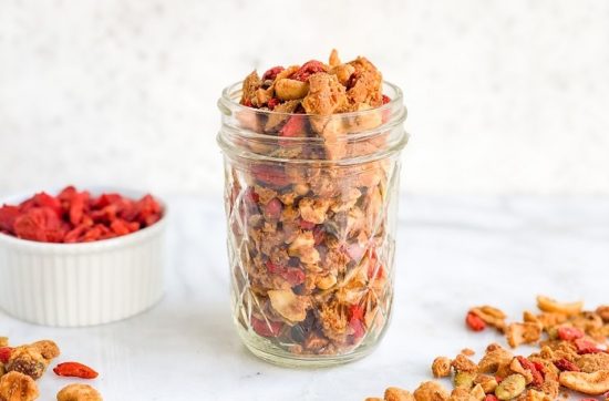 Grain-Free Almond Butter Protein Granola | Living Well With Nic