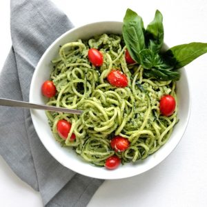 Pesto Zoodles | Living Well With Nic