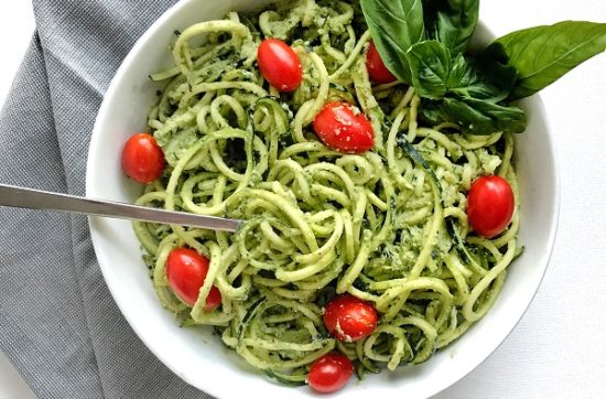 Pesto Zoodles | Living Well With Nic
